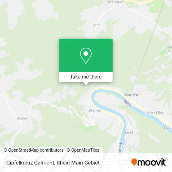 Карта Gipfelkreuz Calmont