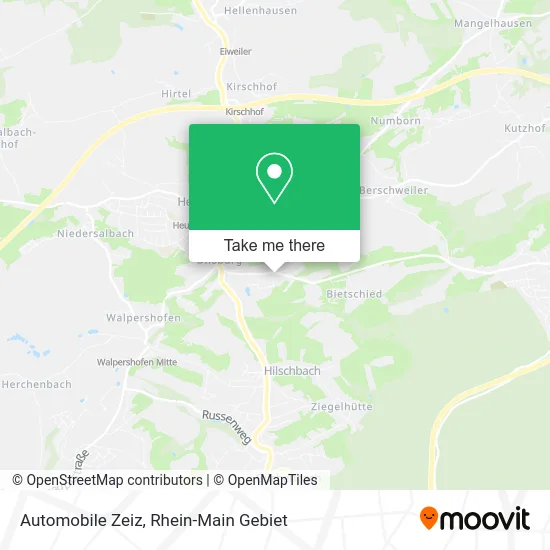 Карта Automobile Zeiz