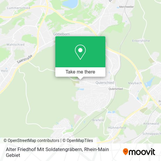Карта Alter Friedhof Mit Soldatengräbern