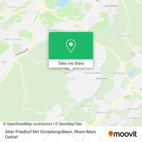 Карта Alter Friedhof Mit Soldatengräbern