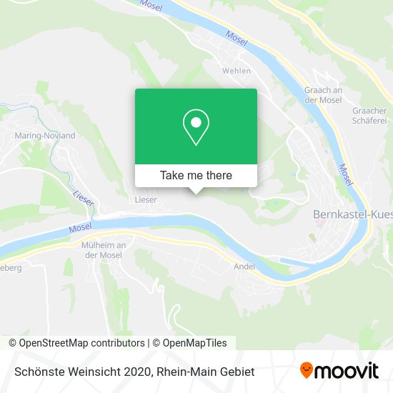 Карта Schönste Weinsicht 2020