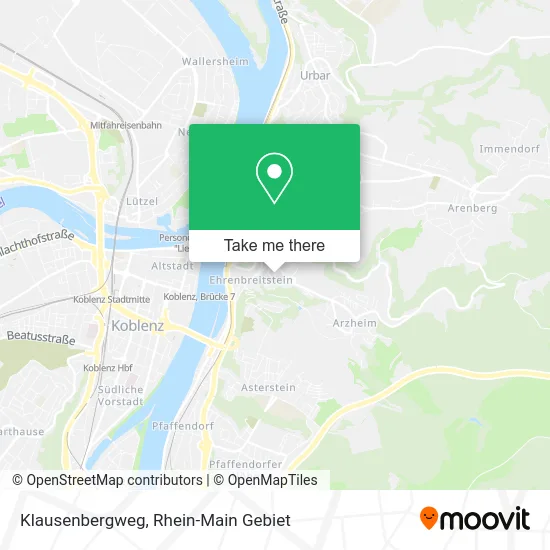 Карта Klausenbergweg
