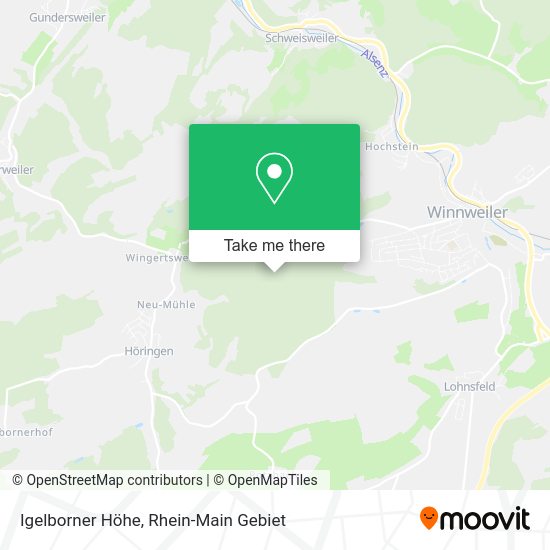 Карта Igelborner Höhe