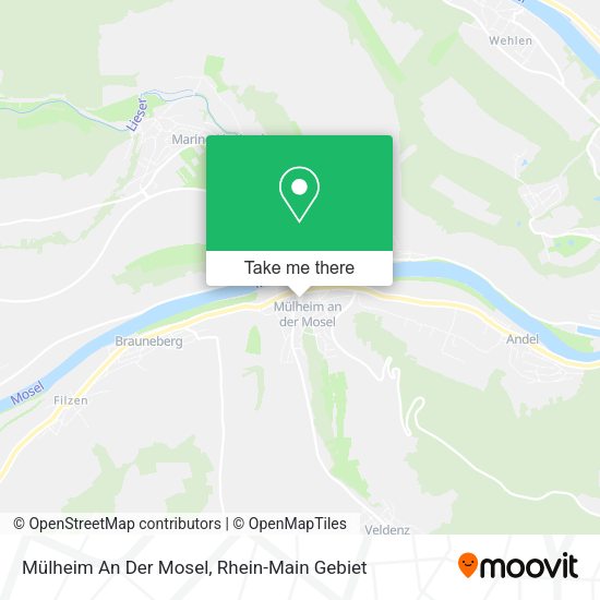 Карта Mülheim An Der Mosel