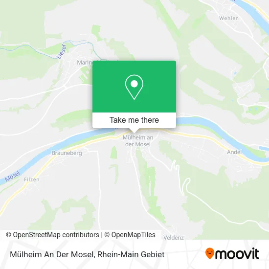 Карта Mülheim An Der Mosel