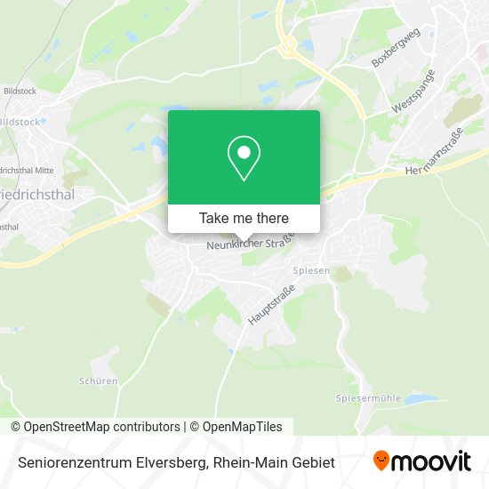 Карта Seniorenzentrum Elversberg