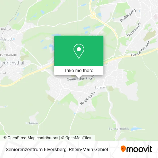 Карта Seniorenzentrum Elversberg