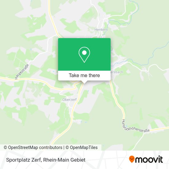 Карта Sportplatz Zerf