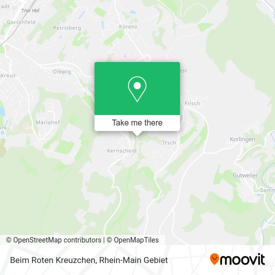 Карта Beim Roten Kreuzchen