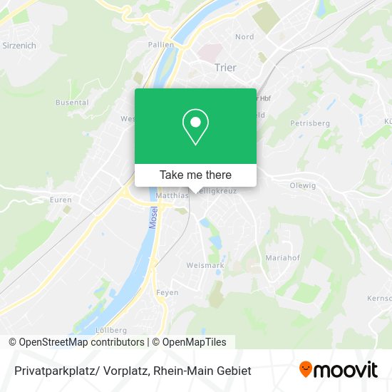 Карта Privatparkplatz/ Vorplatz