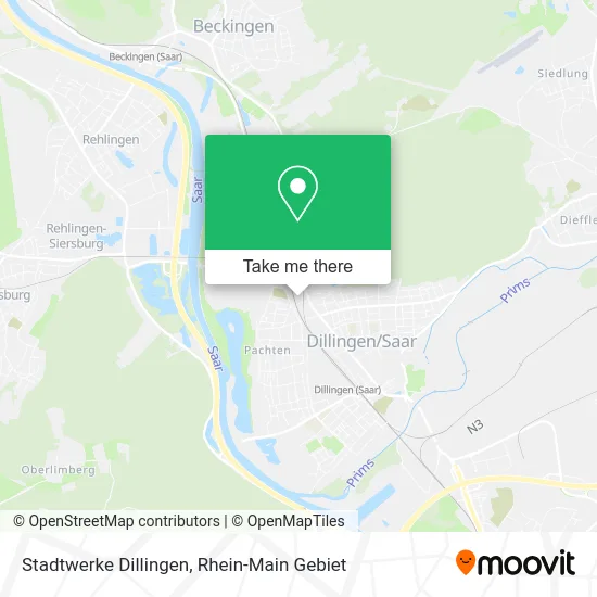 Карта Stadtwerke Dillingen