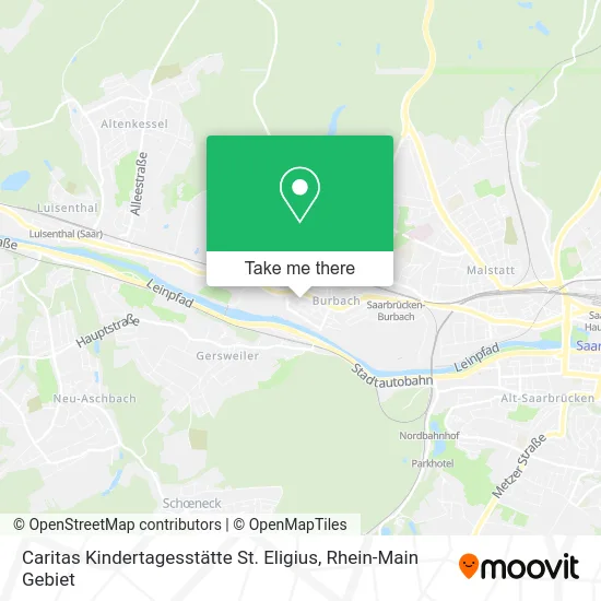 Карта Caritas Kindertagesstätte St. Eligius
