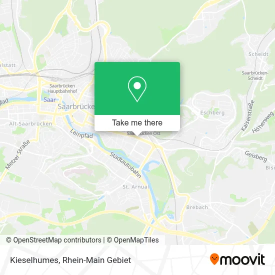 Kieselhumes map