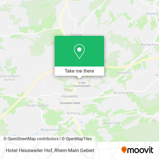 Карта Hotel Heusweiler Hof