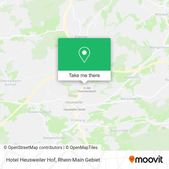 Карта Hotel Heusweiler Hof