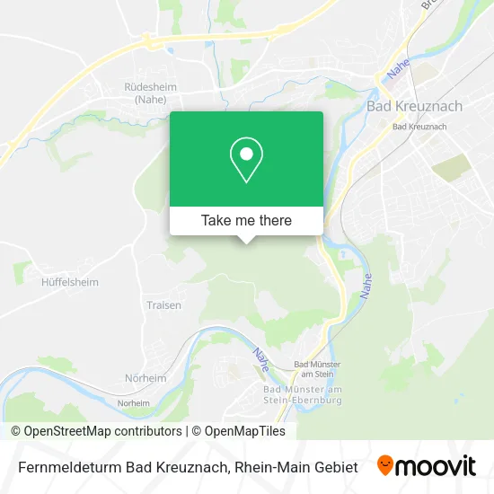 Карта Fernmeldeturm Bad Kreuznach