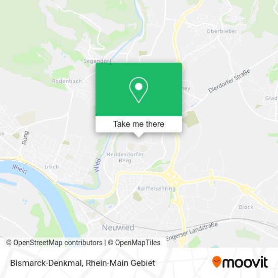 Карта Bismarck-Denkmal