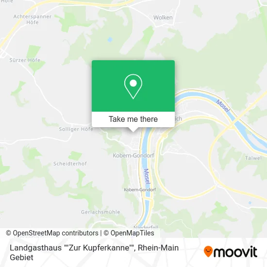 Карта Landgasthaus ""Zur Kupferkanne""