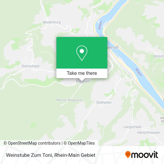 Карта Weinstube Zum Toni