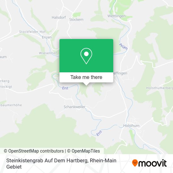 Карта Steinkistengrab Auf Dem Hartberg