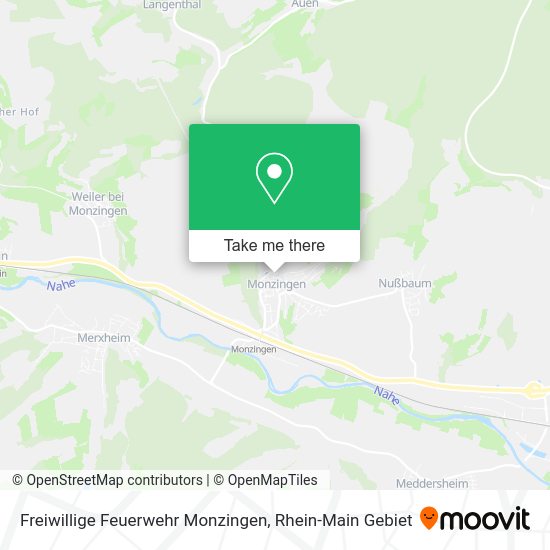 Карта Freiwillige Feuerwehr Monzingen