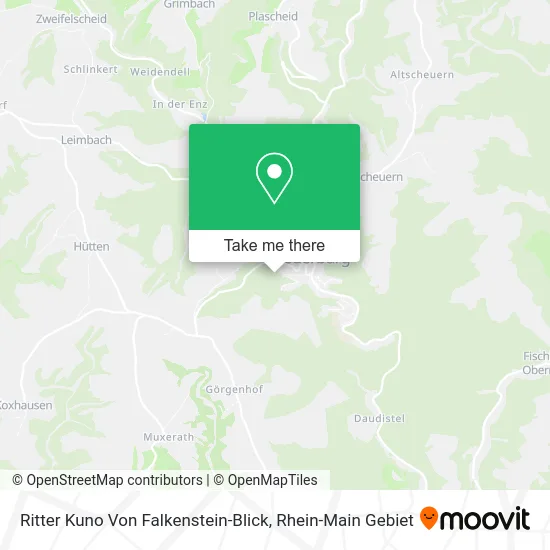 Карта Ritter Kuno Von Falkenstein-Blick