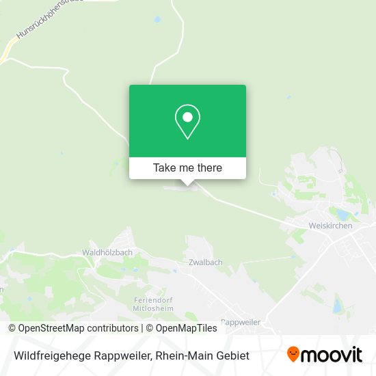 Карта Wildfreigehege Rappweiler