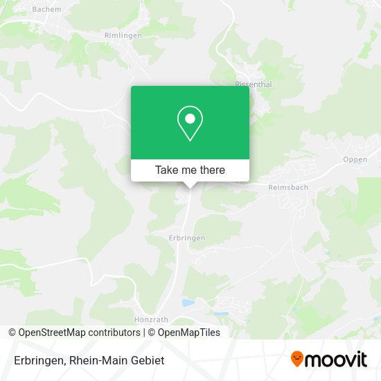 Карта Erbringen