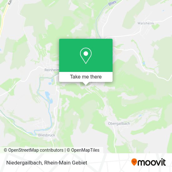 Карта Niedergailbach