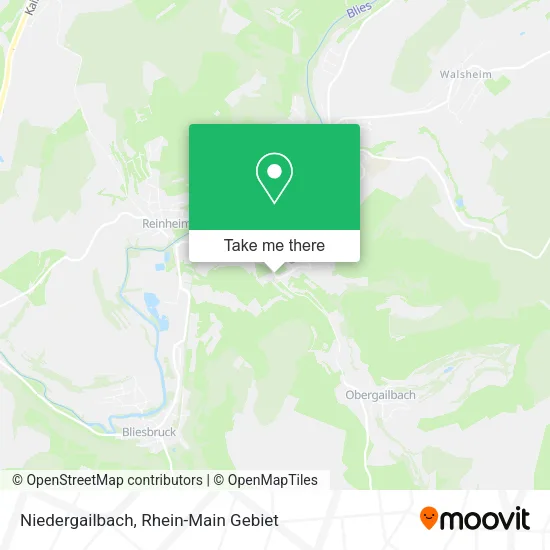 Карта Niedergailbach