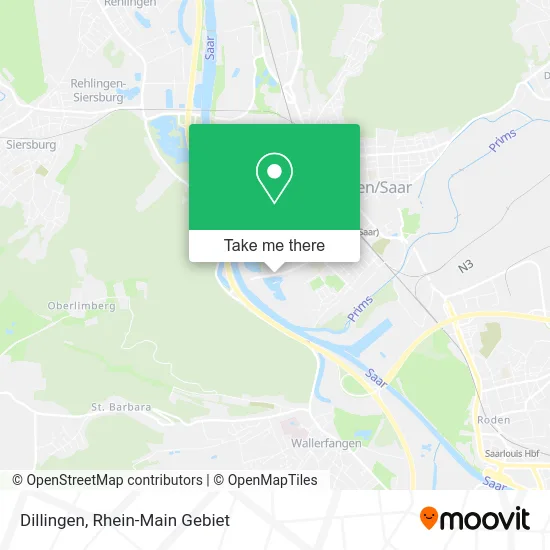 Карта Dillingen