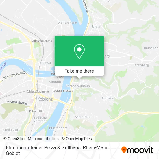 Карта Ehrenbreitsteiner Pizza & Grillhaus