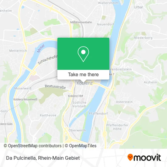 Карта Da Pulcinella