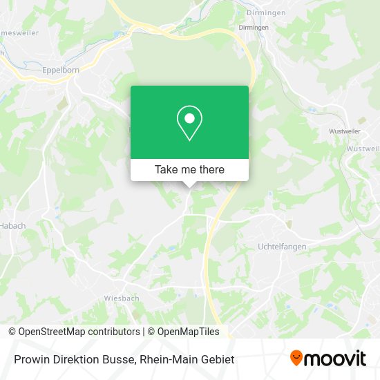 Карта Prowin Direktion Busse