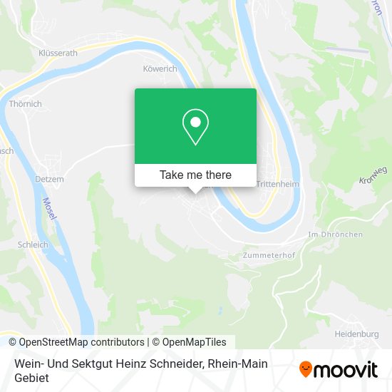 Карта Wein- Und Sektgut Heinz Schneider