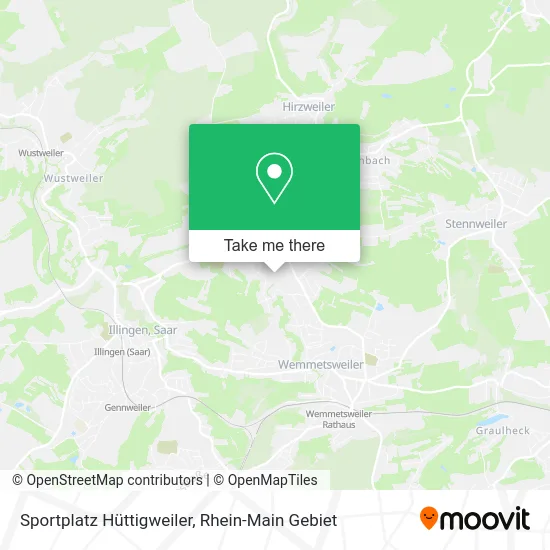 Карта Sportplatz Hüttigweiler
