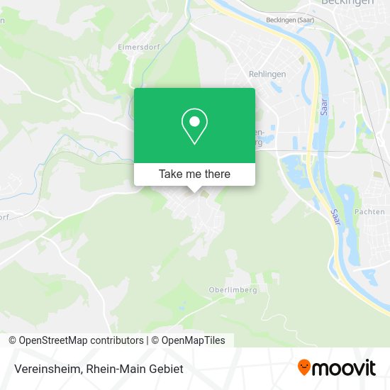 Карта Vereinsheim