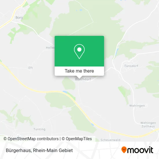 Карта Bürgerhaus