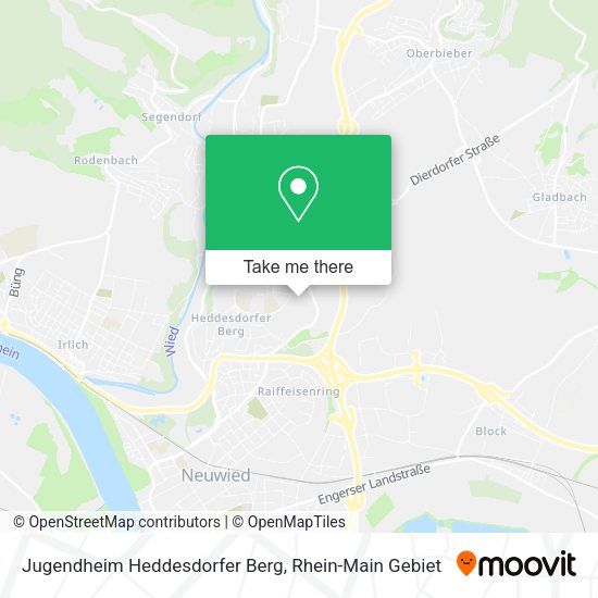 Карта Jugendheim Heddesdorfer Berg