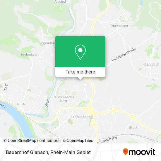Карта Bauernhof Glabach