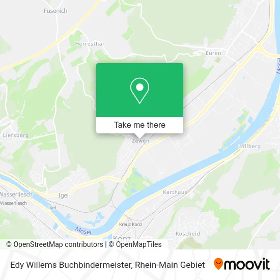 Карта Edy Willems Buchbindermeister