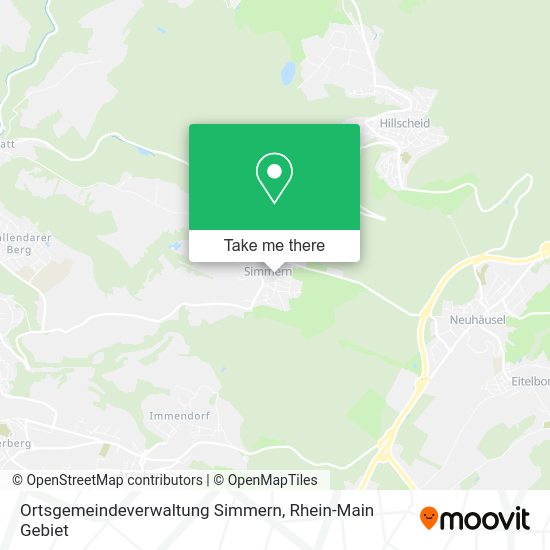 Карта Ortsgemeindeverwaltung Simmern