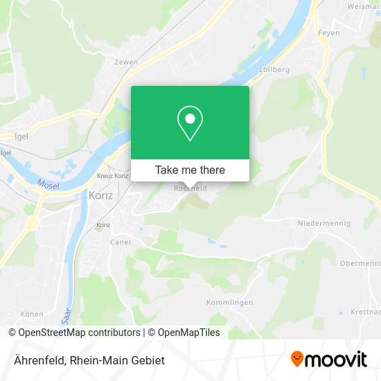 Карта Ährenfeld