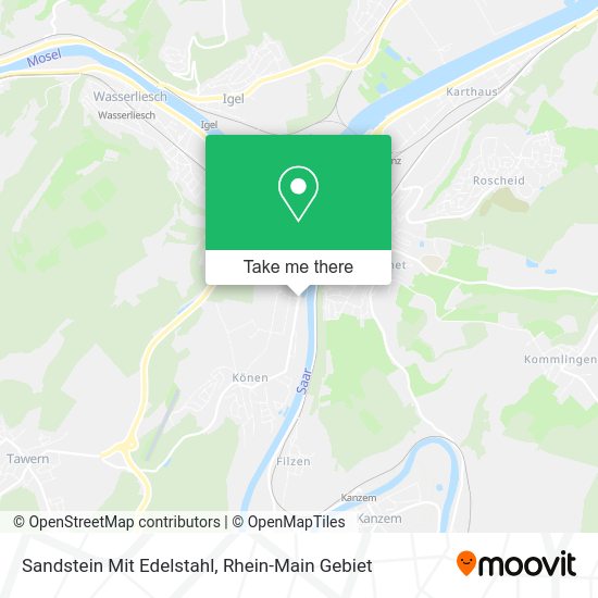 Карта Sandstein Mit Edelstahl