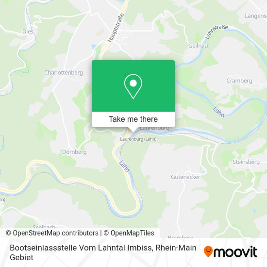 Карта Bootseinlassstelle Vom Lahntal Imbiss