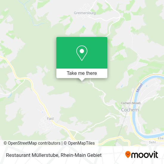 Карта Restaurant Müllerstube