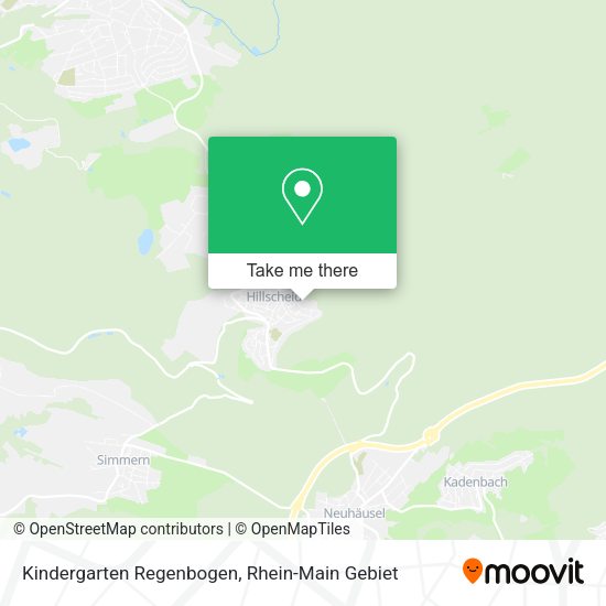 Карта Kindergarten Regenbogen