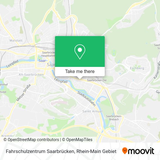 Карта Fahrschulzentrum Saarbrücken