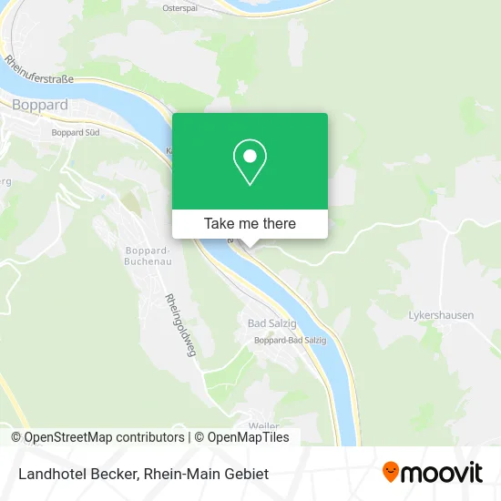 Карта Landhotel Becker