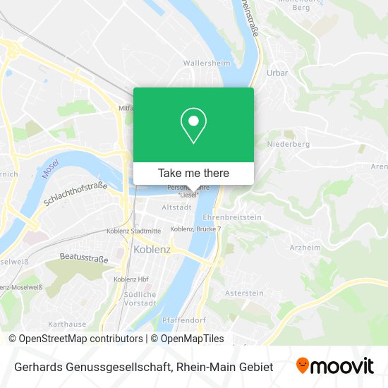 Карта Gerhards Genussgesellschaft